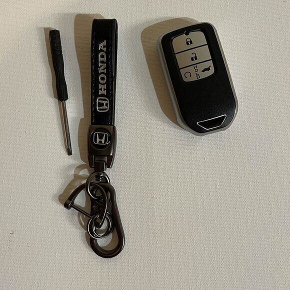 Honda fob Keychain in Black & fob cover in Black NWT - Picture 2 of 9